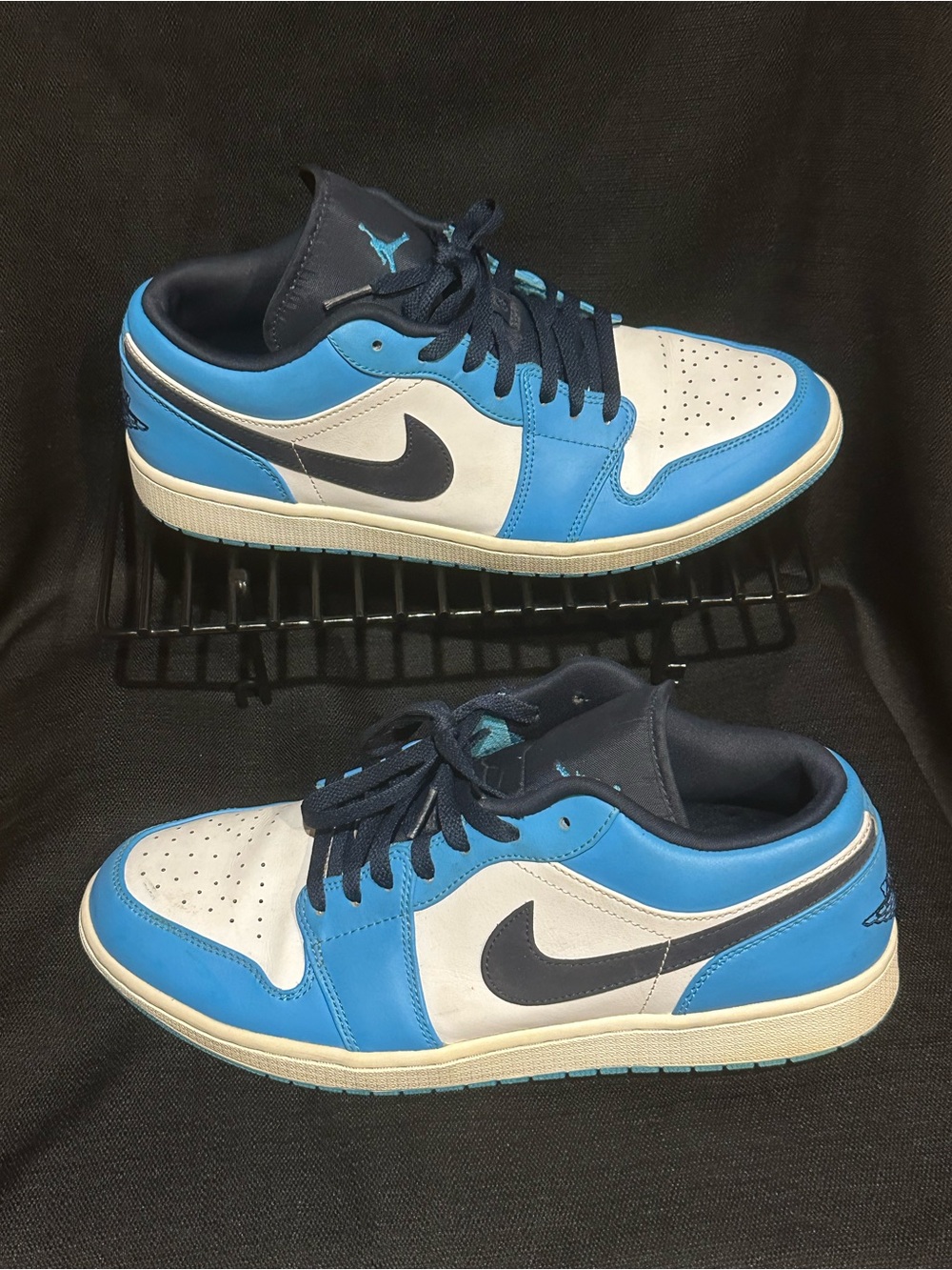 Nike Air Jordan 1 Low - White & Light Blue